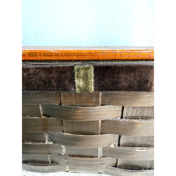 Vintage Romano Wicker Basket with‎ Lid & Printed Scene – Decorative Storage - Picture 3 of 10